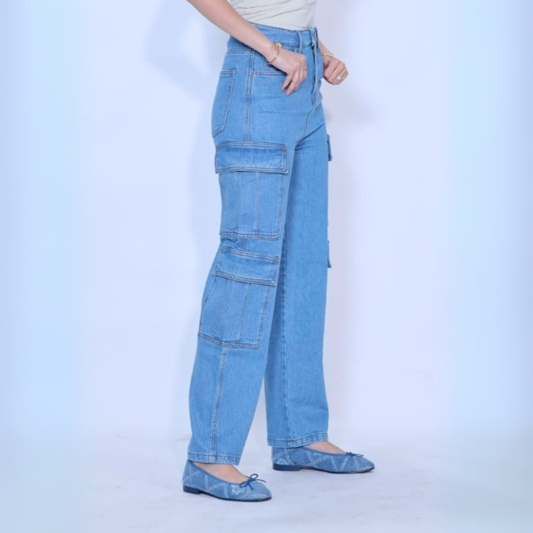 Cargo Summer Blue Jeans