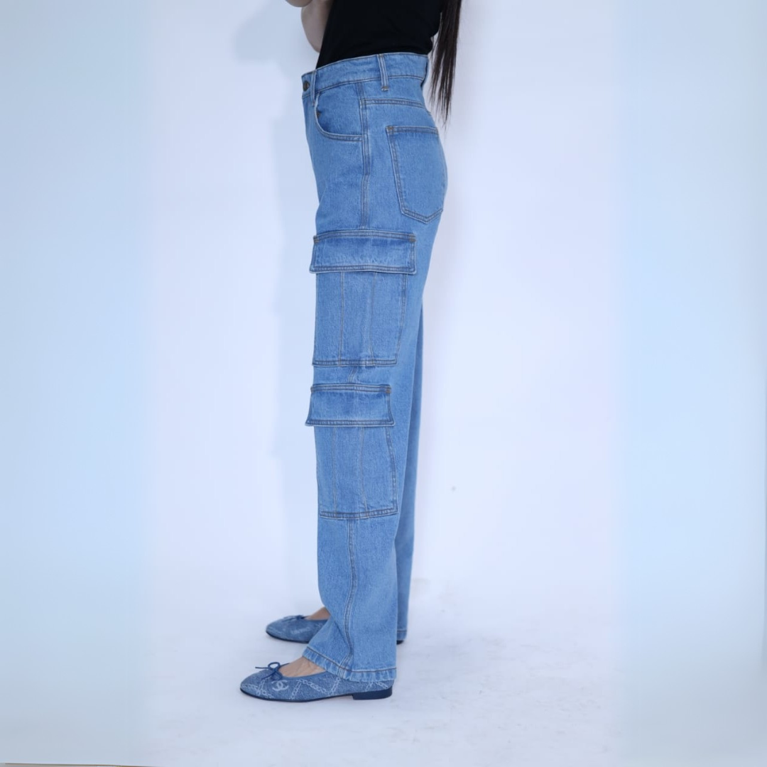 Cargo Summer Blue Jeans