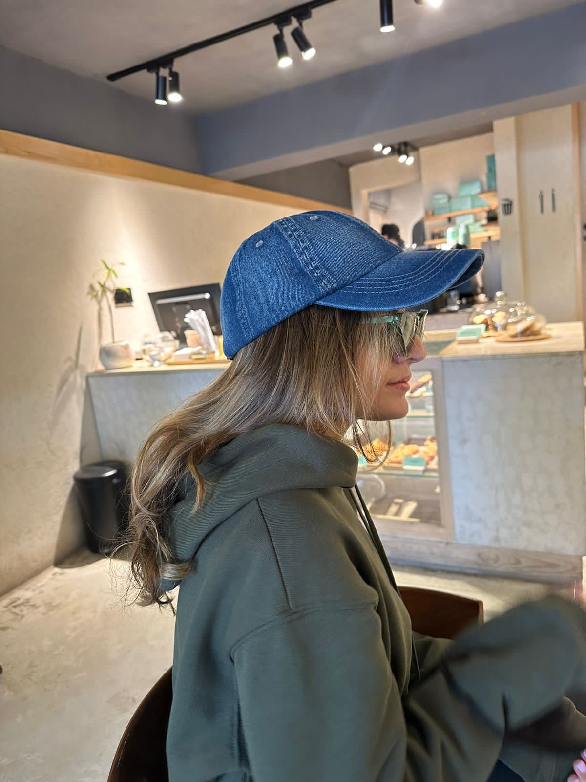 Plain Denim Cap