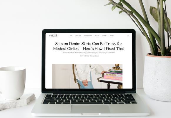 Fixing the Denim Skirt Dilemma for Modest Girlies – Soigné Middle East