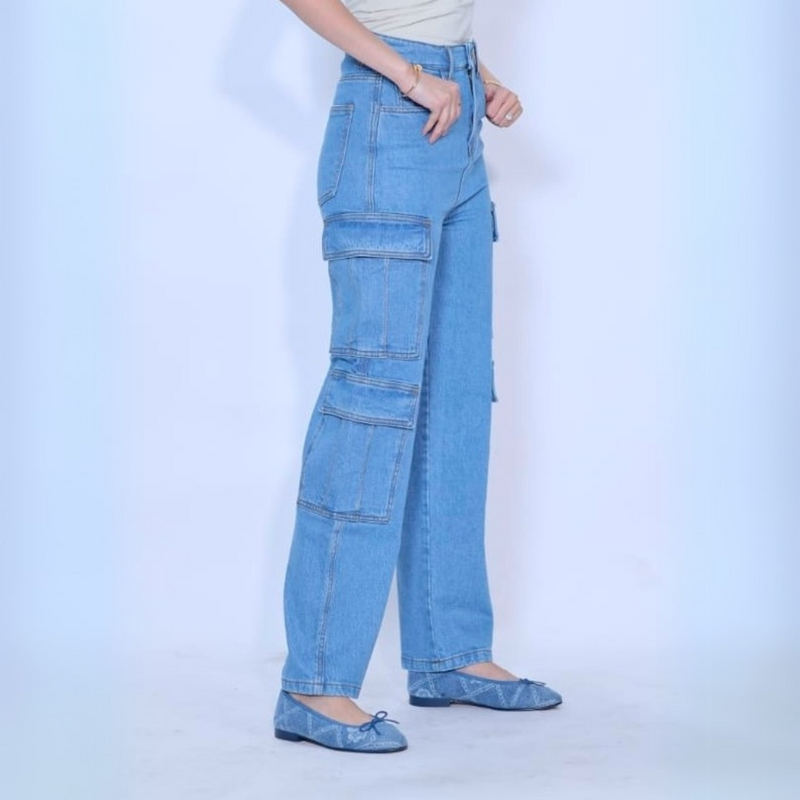 Cargo Summer Blue Jeans