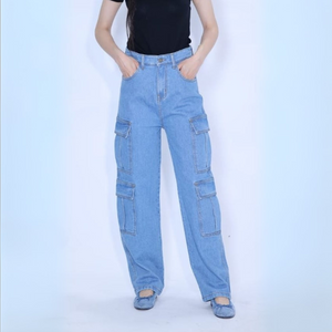 Cargo Summer Blue Jeans