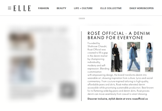 ROSÉ OFFICIAL - A DENIM BRAND FOR EVERYONE